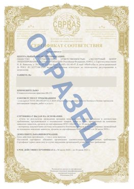 Образец Сертификат СТО 01.064.00220722.2-2020 Пермь Сертификат СТО 01.064.00220722.2-2020 